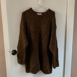 Oversized Brown Women’s Sweater